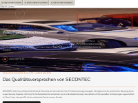 secontec.de Webseite Vorschau