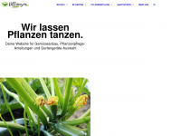 pflanzentanzen.de Webseite Vorschau