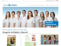 drogerieschlaepfer.ch Webseite Vorschau