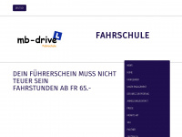 mb-drive.ch Webseite Vorschau