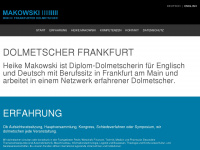 frankfurter-dolmetscher.de Webseite Vorschau
