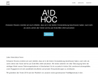 aidhoc.org Webseite Vorschau