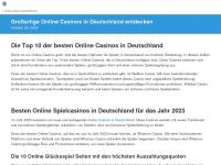 1-online-casino-deutschland.com Webseite Vorschau