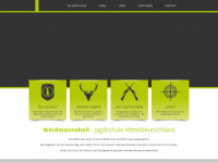 jagdschule-mitteldeutschland.de Webseite Vorschau