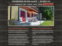 ferienwohnung-bellwald.ch Webseite Vorschau