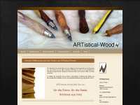 artistical-wood.com Webseite Vorschau