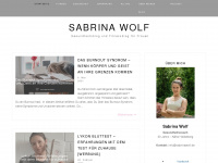 sabrinawolf.de Webseite Vorschau