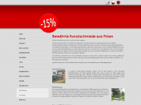 polen-zaunbau.com Webseite Vorschau