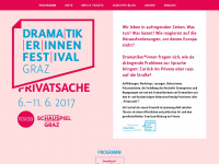 dramatikerinnenfestival17.at Webseite Vorschau