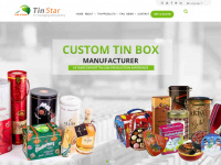 tinstarbox.com Webseite Vorschau