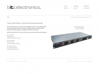 bitz-electronics.de Webseite Vorschau