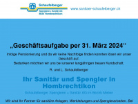 sanitaer-schaufelberger.ch Webseite Vorschau