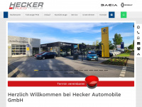 heckerautomobile.de Webseite Vorschau