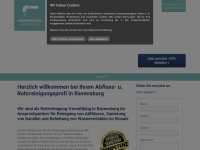rohrreinigungravensburg.com Webseite Vorschau