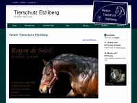 tierschutz-etzliberg.ch Webseite Vorschau