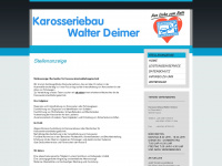 karosseriebau-walter-deimer.de Webseite Vorschau