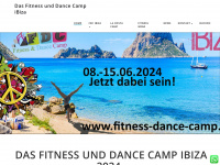 fitness-dance-camp.com Webseite Vorschau
