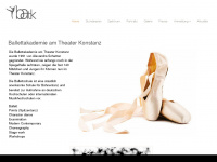 ballettakademie-am-theater-konstanz.de Webseite Vorschau