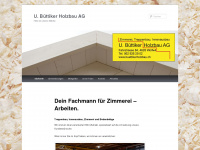 buettikerholzbau.ch Webseite Vorschau