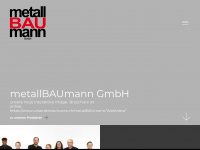 metallbaumann.com Webseite Vorschau