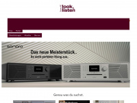look-listen.ch Webseite Vorschau