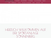 sportanlage-sonnenberg.ch Webseite Vorschau