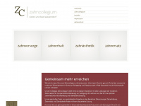zahncollegium.com Webseite Vorschau