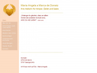 maria-angela-kartenlegerin.ch Webseite Vorschau