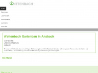 wattenbach-gartenbau.de Webseite Vorschau