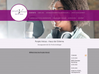 purplevoices.at Webseite Vorschau