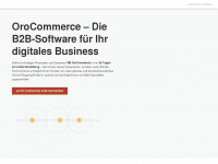 orocommerce.info Webseite Vorschau