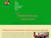tierphysiotherapie-hundundkatz.de Webseite Vorschau
