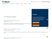 prominent.hu Webseite Vorschau