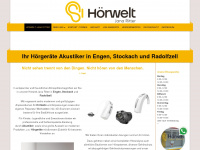 hoerwelt-jana-ritter.de Webseite Vorschau