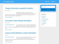 apo-rezeptfrei.com Webseite Vorschau