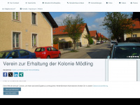 mödling-kolonie.at Webseite Vorschau