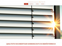 sonnenschutz-huemer.at Webseite Vorschau