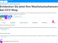 ccvshop.ch Webseite Vorschau