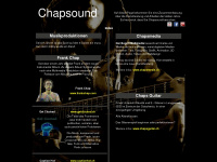 chapsound.com Webseite Vorschau