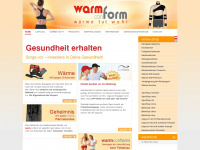warmconform.com Webseite Vorschau