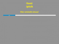 tonipick.de Webseite Vorschau