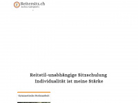 reitersitz.ch Webseite Vorschau