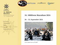 1000seen-marathon.com Webseite Vorschau