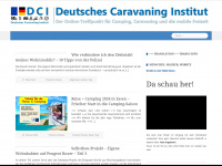caravaning-institut.de Webseite Vorschau