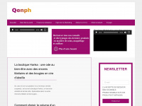qenph.fr Webseite Vorschau