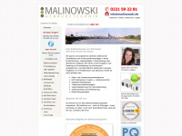 malinowski.de Webseite Vorschau