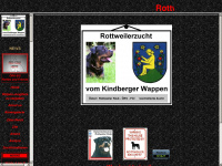 rottweiler-kindberg.at Webseite Vorschau