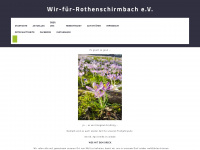 rothenschirmbach.org Webseite Vorschau
