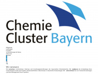 chemiecluster-bayern.de Webseite Vorschau
