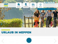 meppen-tourismus.de Webseite Vorschau
